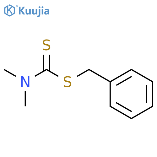 Carbamodithioic acid,N,N-dimethyl-, phenylmethyl ester structure