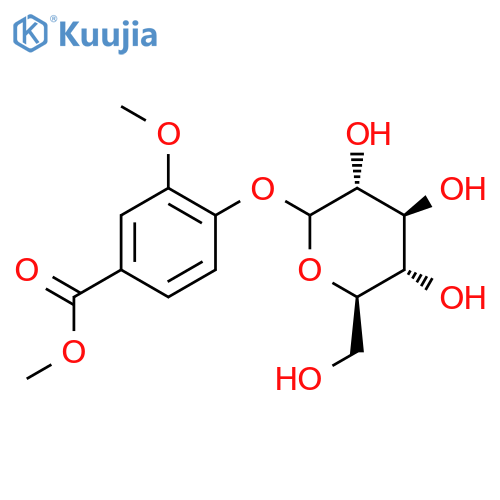Methyl vanillate glucoside structure