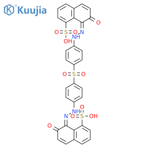 1-Naphthalenesulfonicacid, 8,8'-[sulfonylbis(p-phenyleneazo)]bis[7-hydroxy- (8CI) structure