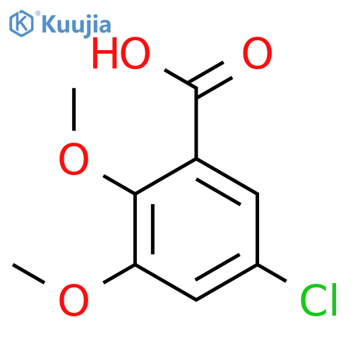 5-Chloro-2,3-dimethoxybenzoic Acid structure