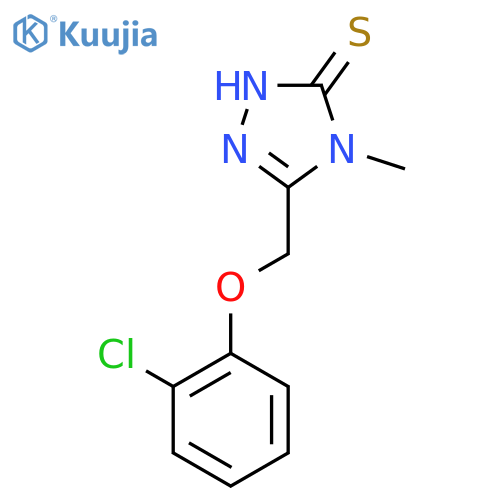 5-(2-Chlorophenoxy)methyl-4-methyl-4H-1,2,4-triazole-3-thiol structure