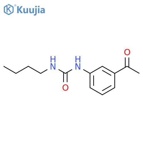 1-(3-acetylphenyl)-3-butylurea structure
