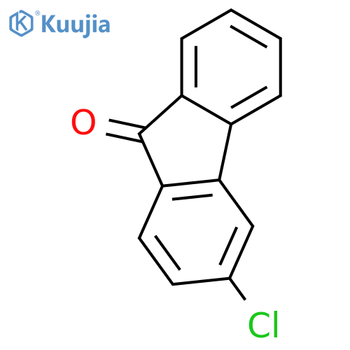 3-Chloro-9-fluorenone structure