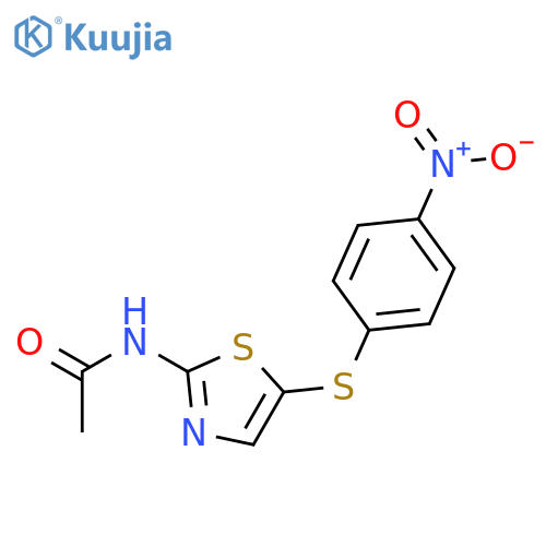 2-Acetamido-5-(4-Nitrophenylthio)-Thiazole structure