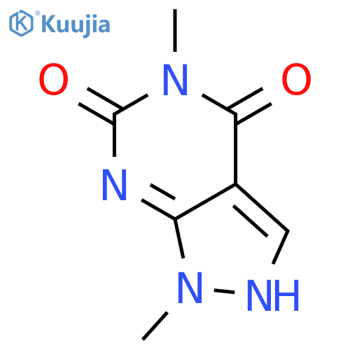 1,5-dimethyl-1H-pyrazolo[3,4-d]pyrimidine-4,6(2H,5H)-dione structure