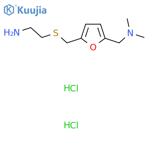 2-((5-Dimethylamino)methylfurylthio)ethylamine Dihydrochloride structure
