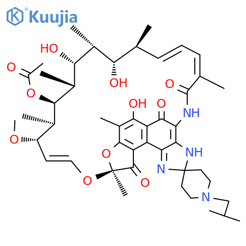 Rifabutin structure