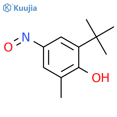 6-tert-butyl-4-nitroso-o-cresol structure