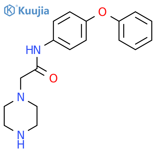N-(4-Phenoxyphenyl)-2-piperazin-1-ylacetamide dihydrochloride structure