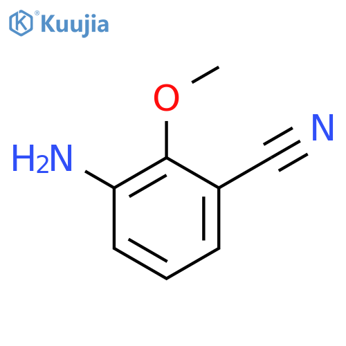 3-Amino-2-methoxybenzonitrile structure