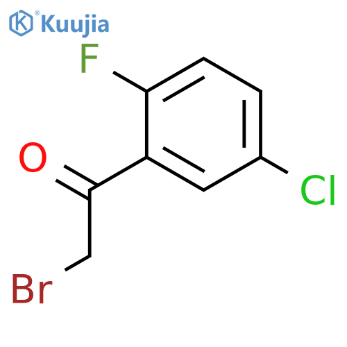 Ethanone, 2-bromo-1-(5-chloro-2-fluorophenyl)- structure