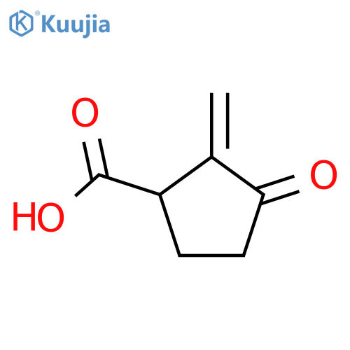 Cyclopentanecarboxylic acid, 2-methylene-3-oxo- structure