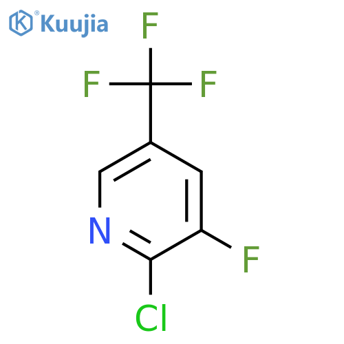 2-Chloro-3-fluoro-5-(trifluoromethyl)pyridine structure
