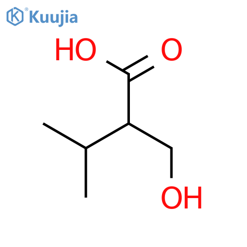 Butanoic acid, 2-(hydroxymethyl)-3-methyl-, (2R)- structure