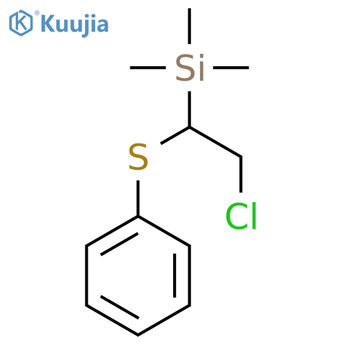 SILANE, [2-CHLORO-1-(PHENYLTHIO)ETHYL]TRIMETHYL- structure