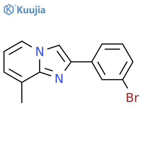 2-(3-Bromophenyl)-8-methylimidazo[1,2-a]pyridine structure