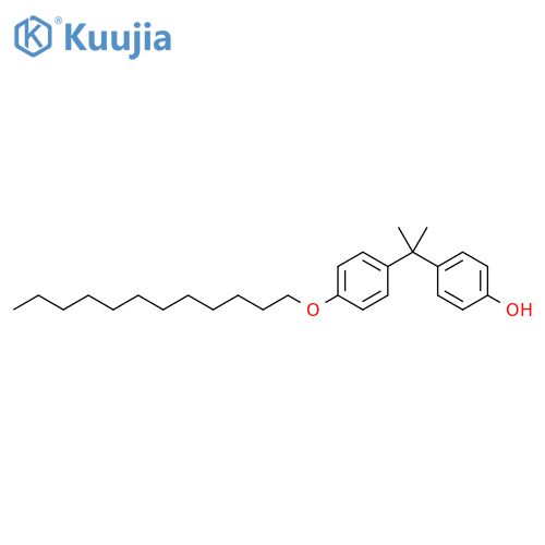 Phenol, 4-[1-[4-(dodecyloxy)phenyl]-1-methylethyl]- structure