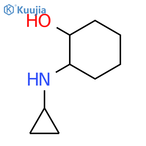 2-(cyclopropylamino)cyclohexan-1-ol structure