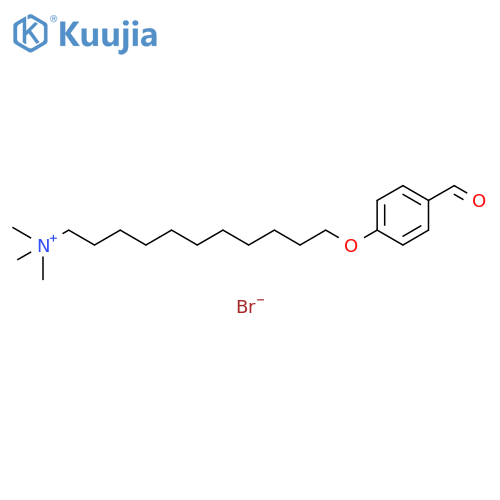 1-Undecanaminium, 11-(4-formylphenoxy)-N,N,N-trimethyl-, bromide structure