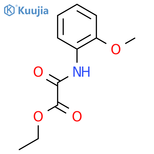 ethyl (2-methoxyphenyl)carbamoylformate structure