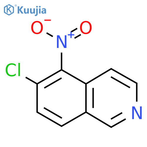 6-Chloro-5-nitroisoquinoline structure