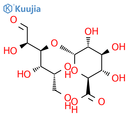 3-O-alpha-D-Glucopyranuronosyl-D-galactose structure