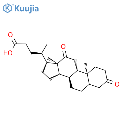 Cholan-24-oic acid, 3,12-dioxo- structure