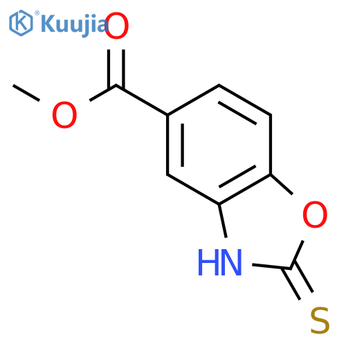 Methyl 2-MercaptobenzoDoxazole-5-carboxylate structure