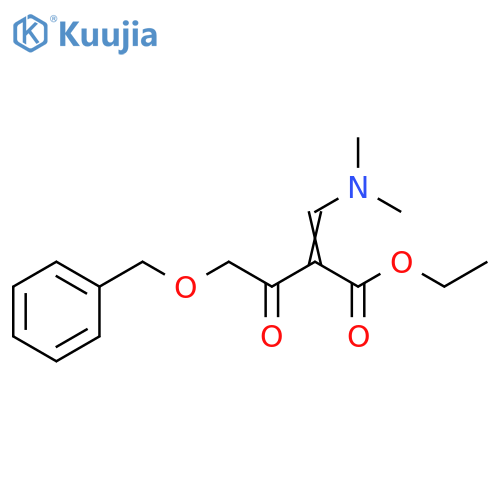 ethyl 4-(benzyloxy)-2-((H346dimethylamino)methylene)-3-oxobutanoate(WXG02997) structure