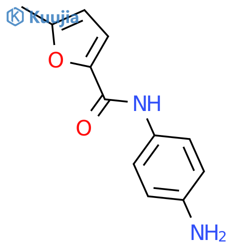 N-(4-aminophenyl)-5-methyl-2-furamide structure