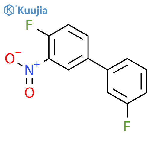 1,1'-BIPHENYL, 3',4-DIFLUORO-3-NITRO- structure