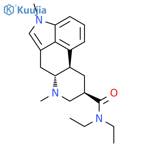 Ergoline-8-carboxamide, N,N-diethyl-1,6-dimethyl-, (8b)- structure
