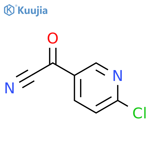 6-chloro-a-oxo-3-Pyridineacetonitrile structure