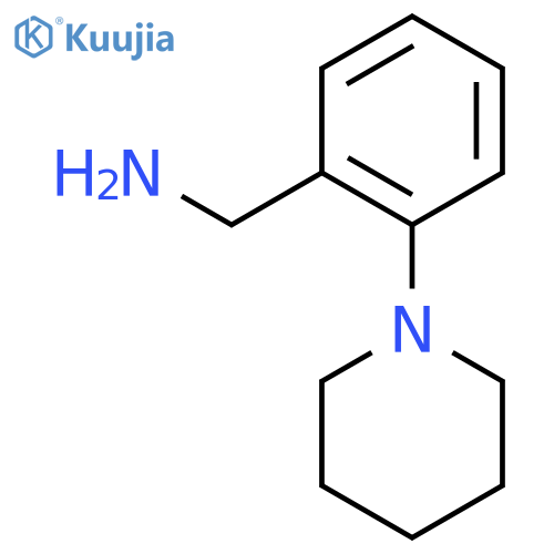 1-[2-(piperidin-1-yl)phenyl]methanamine structure