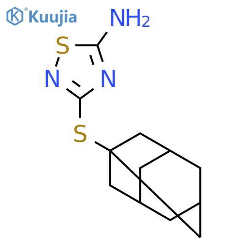 3-(Adamantan-1-ylsulfanyl)-1,2,4thiadiazol-5-ylamine structure