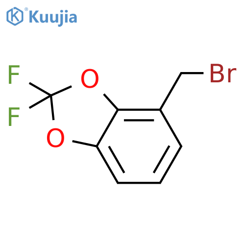 4-(bromomethyl)-2,2-difluoro-2H-1,3-benzodioxole structure