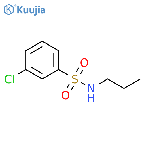 3-Chloro-N-propylbenzene-1-sulfonamide structure