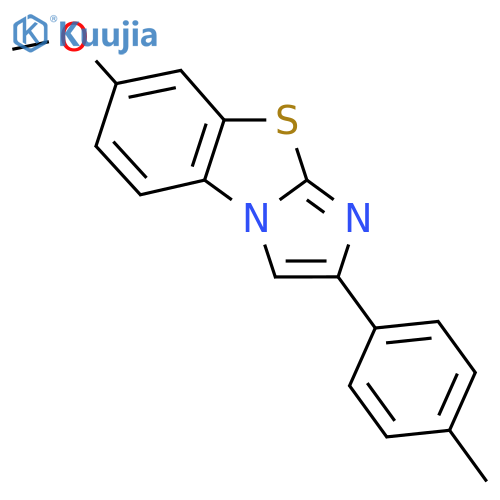 10-Methoxy-4-(4-methylphenyl)-7-thia-2,5-diazatricyclo[6.4.0.0^{2,6}]dodeca-1(8),3,5,9,11-pentaene structure