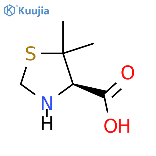 L-5,5-Dimethylthiazolidine-4-carboxylic Acid structure