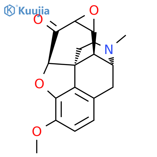 Morphinan-6-one,4,5:7,8-diepoxy-3-methoxy-17-methyl-, (5a,7b,8b)- (9CI) structure