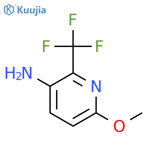 6-methoxy-2-(trifluoromethyl)pyridin-3-amine structure