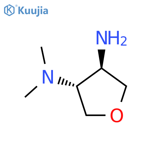 3,4-Furandiamine,tetrahydro-N3,N3-dimethyl-, (3R,4R)-rel- structure