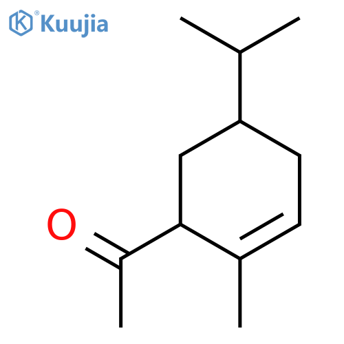 Ethanone,1-[2-methyl-5-(1-methylethyl)-2-cyclohexen-1-yl]- structure