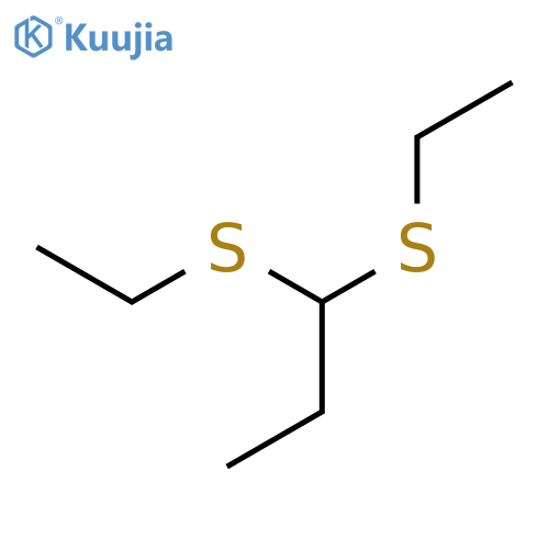 Propane, 1,1-bis(ethylthio)- structure