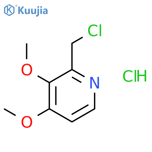 2-Chloromethyl-3,4-dimethoxypyridine Hydrochloride structure