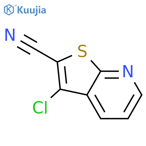 3-Chlorothieno[2,3-b]pyridine-2-carbonitrile structure