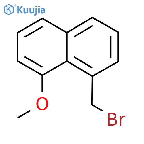1-(Bromomethyl)-8-methoxynaphthalene structure
