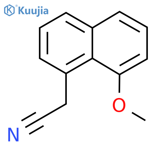 8-Methoxynaphthalene-1-acetonitrile structure