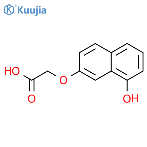 2-(8-Hydroxy-2-naphthalenyl)oxyacetic Acid structure