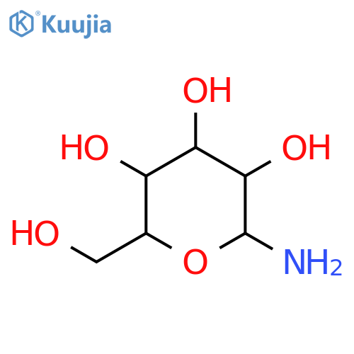 (2R,3R,4S,5S,6R)-2-amino-6-(hydroxymethyl)oxane-3,4,5-triol structure